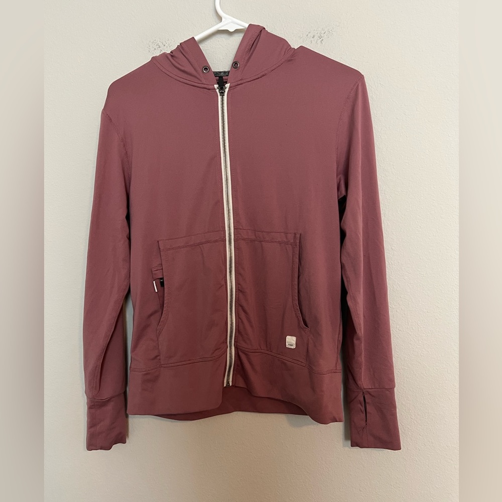 Vuori Halo Hoodie Mauve Zip-Up